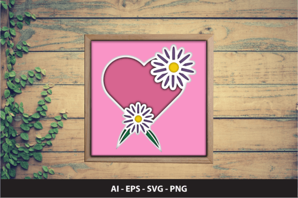 3D Layered Heart Box Papercut: A Creative and Practical Craft Resource