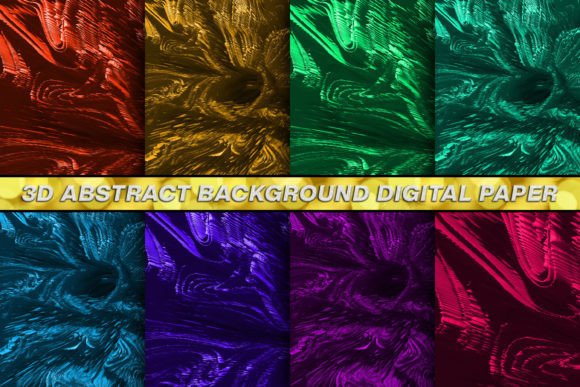 Acrylic 3D Liquid Abstract Digital Paper: A Strategic Design Tool for Creatives and Businesses