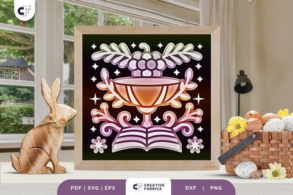 First Holy Communion 3D Paper Cut