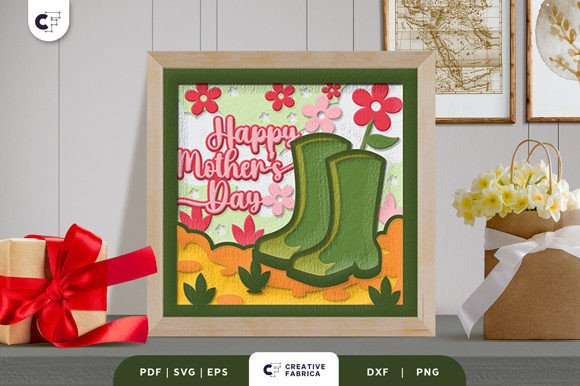 Floral Happy Motherβs Day 3D Shadow Box: A Creative and Meaningful Gift