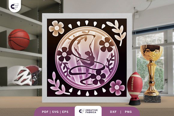 Gymnastic 3D Layered Paper Cut: A Strategic Craft for Creative Expression