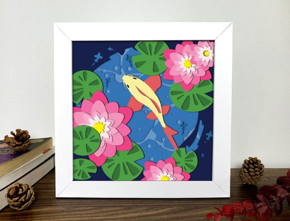 Koi Fish Shadow Box 3D: A Creative and Versatile Artistic Tool
